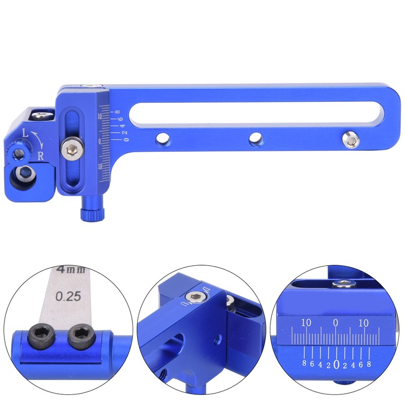 Aluminum Alloy Steel Plate Adjustable Arrow Rest for Outdoor Archery