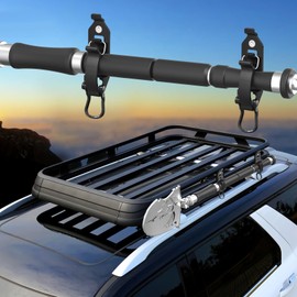 4 Pcs Shovel Holder for Truck,Shovel Mount for Roof Truck,Metal Rubber Clamps for Roof Rack,Truck,Boats and Family Workshop Tools(Black)