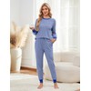 Becotal Soft Cotton Pajamas for Women Set Striped Long Sleeve