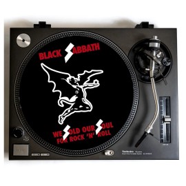 Universal Black Sabbath Turntable Slipmat For Vinyl Records Fits 12" Player DJ Slip Mats