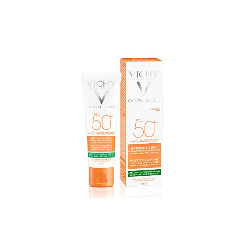 Capital Soleil - 3in1 Matting Treatment SPF50+ 50 ml