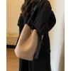 Hobo Bags for Women Vegan Leather Handbag Suede Hobo Bags