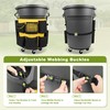 HODRANT 32-55 Gallon Trash Can Caddy Bag, Garbage Bin Apron