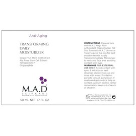 M.A.D SKINCARE ANTI-AGING: Transforming Daily Moisturizer - 50g