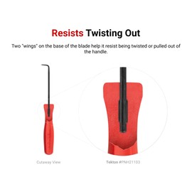 TEKTON Pick, Hook, and Mini Pry Bar Set (25-Piece) | LVR10005