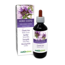 Monk's Pepper (Vitex agnus-castus) Fruits Alcohol-Free Mother Tincture Naturalma - Liquid Extract Drops 200 ml - Dietary Supplement - Vegan
