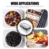 DOITOOL 2 Pack Reusable Ice Cream Storage Containers for Freezer