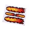 TUCKBOLD Fire Flame Pattern Stick-on Decorative Ornament Sticker Decal for