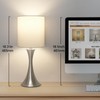 Touch Control Table Lamp, 3-Way Dimmable Bedside Lamp for Living