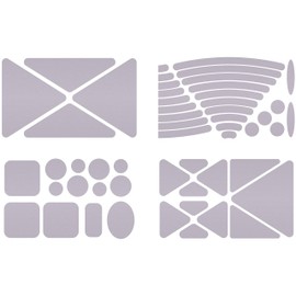 Gear Aid unisex adult Pre-cut Reflective patches, Reflective, various Size Patches