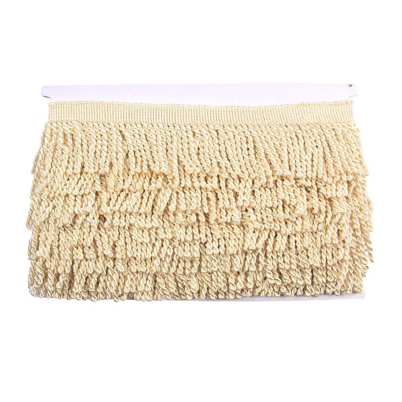 HedongHexi Curtain Fringes Bullion Fringe Trim 5/10 Yard x 2.5