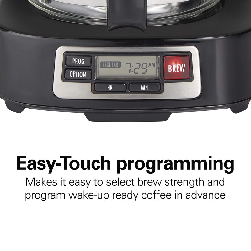 Hamilton Beach 5 Cup Drip Coffee Maker with Easy FrontFill