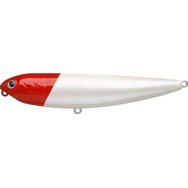 LUCKY CRAFT SW Sammy 100, Topwater Fishing Lures, Saltwater Bass Lures, 4" Length Floating Lure, Champion Walk-The-Dog Bait, Lake Bass Fishing Gear and Accessories (700 Red Head)