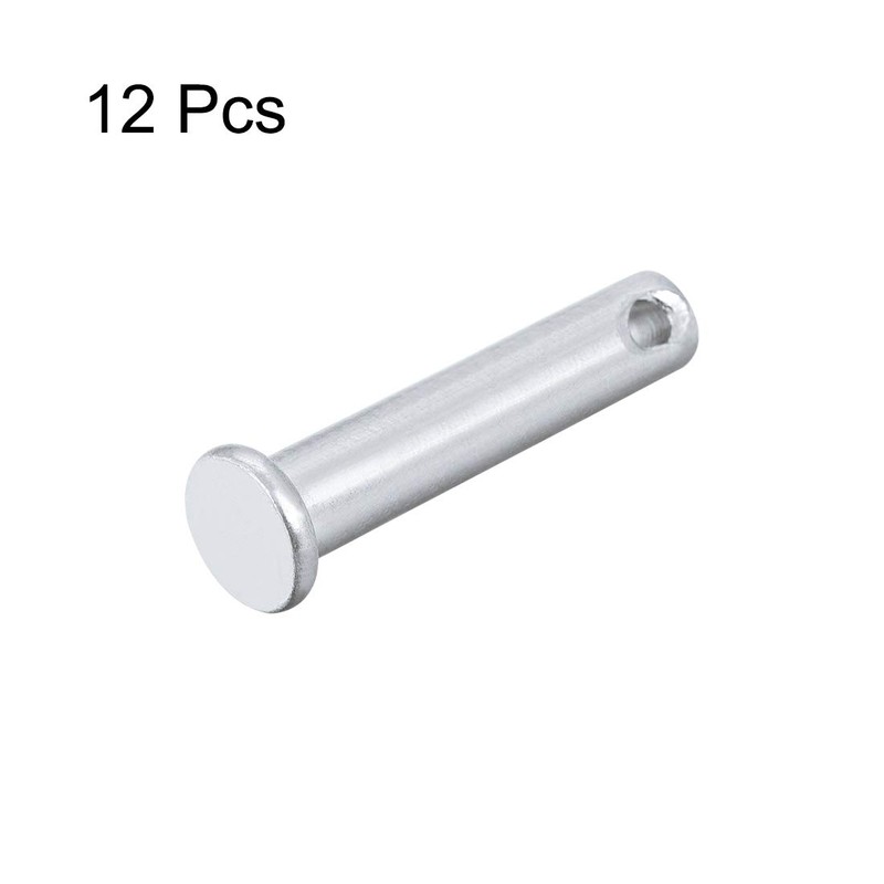 sourcing map Single Hole Clevis Pins - 8mm X 35mm