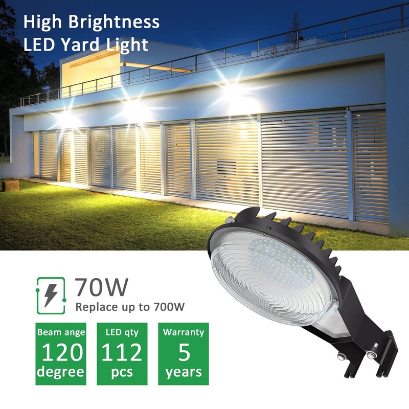 SZGMJIA LED Barn Light, 2Pack Dusk to Dawn Yard Outdoor