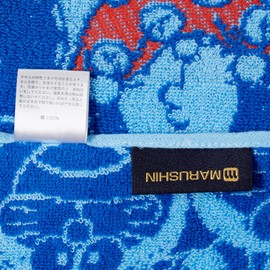 Marushin 2805016800 I'm Doraemon Hand Towel, Full Doraemon, Approx. 11.8 x 11.8 inches (30 x 30 cm)