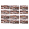 12pcs Tile Wall Sticker Thickened PVC Self Adhesive Waterproof Retro