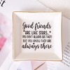 Titanape Friend Gifts for Women Trinket Ring Dish, Good Friends