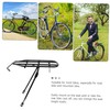 Outanaya Durable Folding Bike Luggage Carrier Rack Compact Rear Shelf
