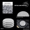 CUCHIYUN Bling Center Console Multimedia Knob Button Covers Parts Car