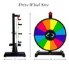 Bejudud 12 Inch Spinning Prize Wheel, 12 Slots Roulette Wheel