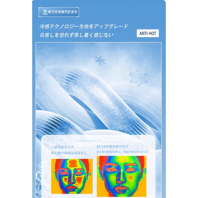 [SATPULOT] 日焼け防止フェイスカバー ヤケーヌスタンダード息苦しくない 繰り返し 洗える 日よけ UVカット ＵＶカット フェイスマスク ペイスリー