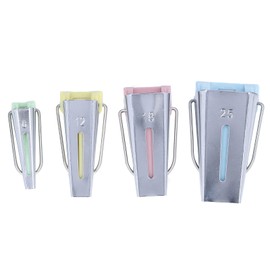 Máquina para Hacer Cintas Al Bies, 4 Piezas de 6 X 4,3 Pulgadas, Herramienta de Precisión para Hacer Cintas Al Bies, Herramientas de Costura para el Hogar, Herramientas de