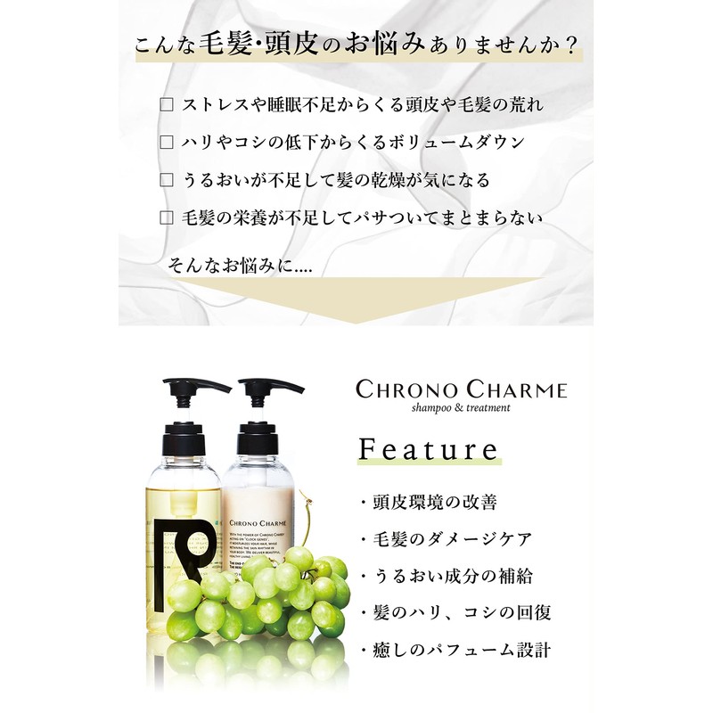 CHRONO CHARME Reno Chrono Charme Shampoo, 10.1 fl oz (300