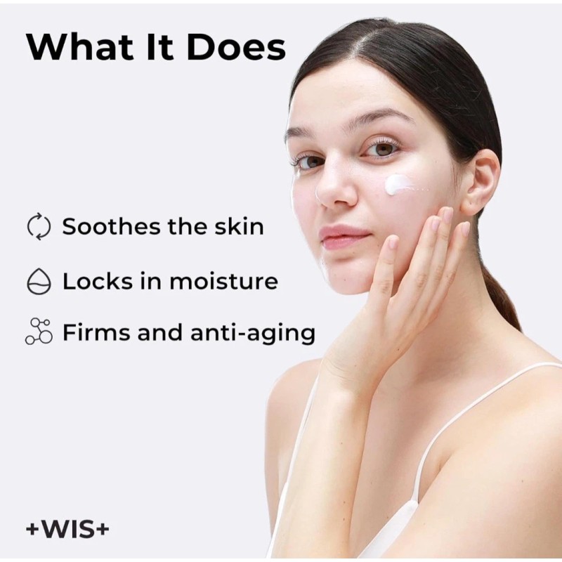 PLUS WIS Long-Lasting Moisturizing Repair Cream Daily Face Care w/