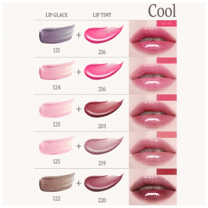 DINTO Pearl-kissed Plumping Lip Glace 4ml, Color:124 Ms Bell