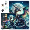 Jigsaw Puzzles for Adults 1000 Piece Dragon, Challenging Puzzle Fantasy