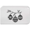 Azeeda 'Three Christmas Baubles' Plastic Ice Scraper (IC00040514)