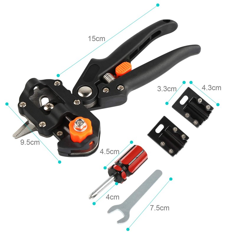 LEADSTAR 2-in-1 Garden Fruit Tree Grafting Scissors, Grafting Scissors, Ratchet