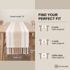 Boho Table Runner with Tassels for Boho Nordic Home Decor