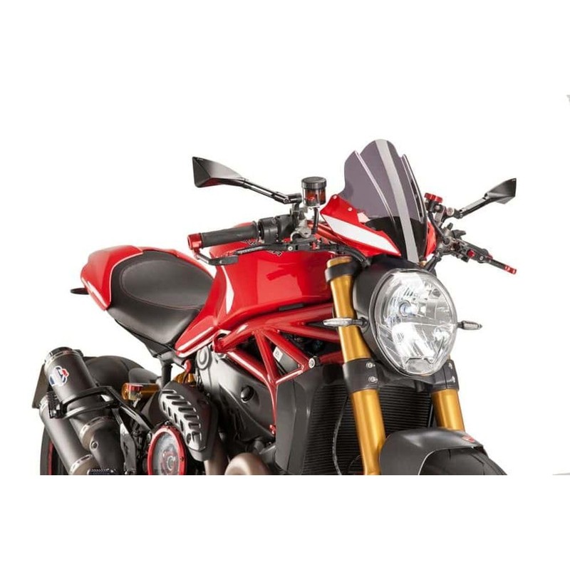 Puig Touring Screen Ducati Monster 1200R 16- C/Dark Smoke