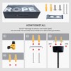 Minimalist Hanging Coat Rack, Designer-style Clothes Rack with 5 Hooks,