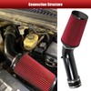 RULLINE 4" Air Intake System Air Intake Pipe with Oiled