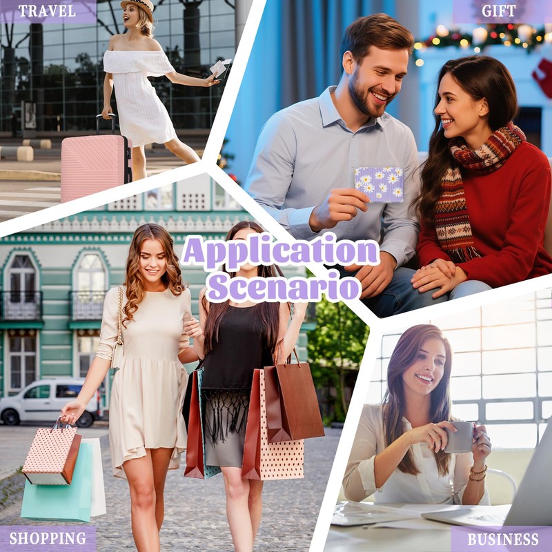 LJCZKA Floral Card Holder Wallet for Women Ladies Small Credit