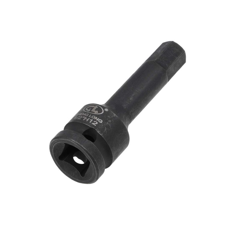 sourcing map 1/2" Drive x H12 (12mm) Impact Hex Bit