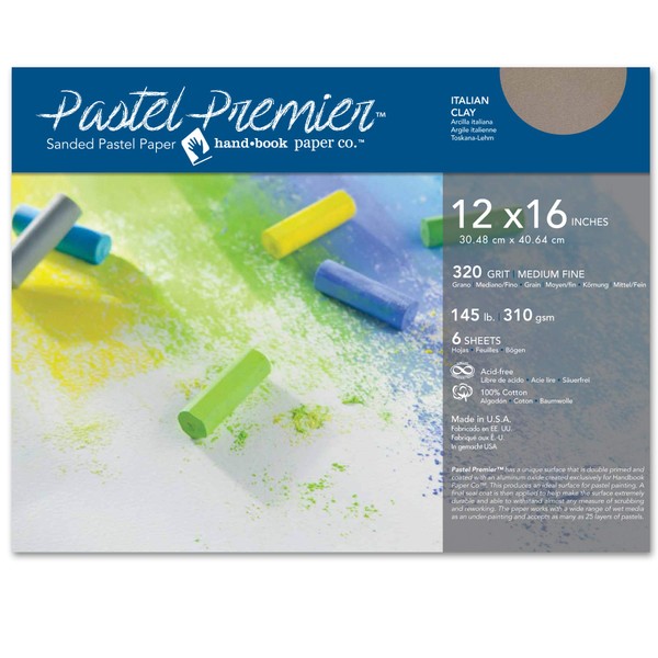 Pastel Premier Paper Fine 12X16 6 Sheet Pk