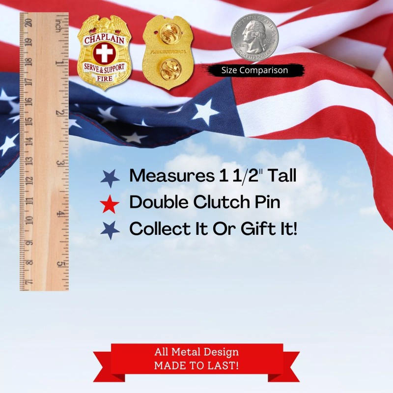 Fire Chaplain Serve & Support - First Responder - Mini