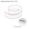 HARFINGTON 2pcs Film Flexible Ruler 40cm 0.1mm Scale with R