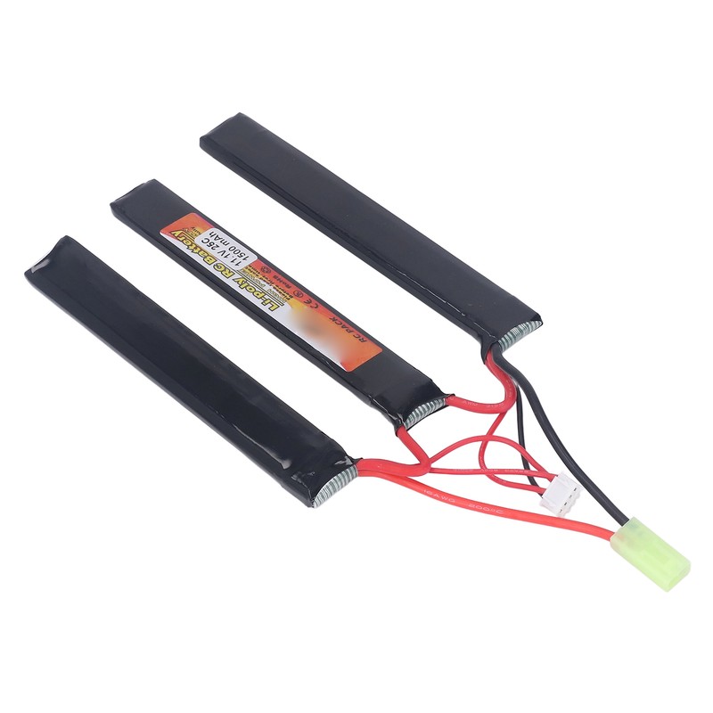 1500mAh Lipo Battery 25C Discharge Rate 11.1V 3S Lithium Cobalt