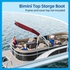 Seapisode 600D Bimini Top Storage Boot, Storage Boat Replacement Cover