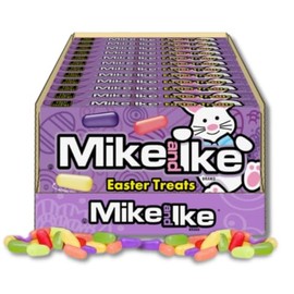Mike & Ike Treats - Colorfully Themed Chewy Candy - Gift Pack of 4.25 oz. Boxes By Lyza's Sweets & Treats (Case of 12)