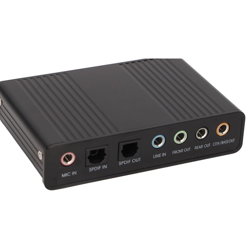 USB Sound Card 6 Channel 48kHz Sampling Rate Analog Play