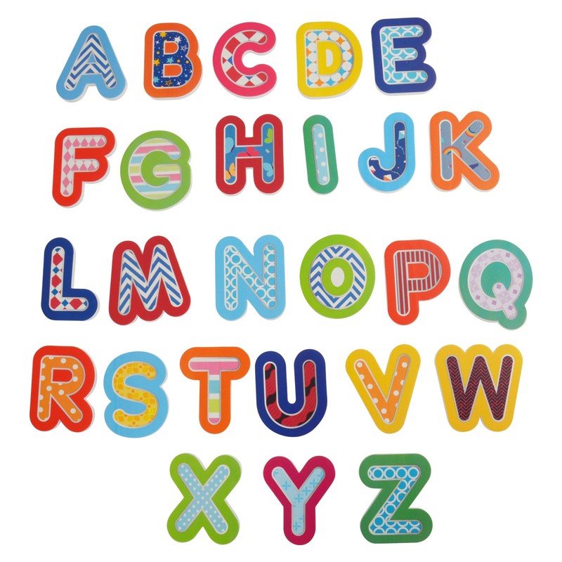 Buddy & Barney | Alphabet Letters Bath Toy Stickers A-Z