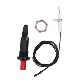 METER STAR Push Button Kitchen lighters Piezo Spark Ignition Set with 200 Degree Resistance Cable 1 Meter len Set of 2