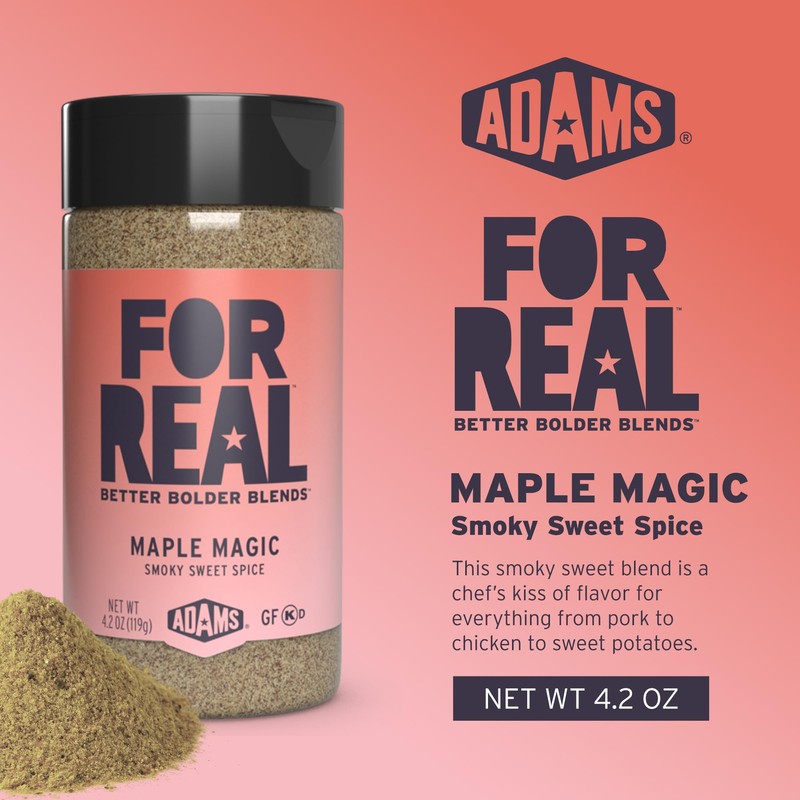 FOR REAL Maple Magic Seasoning - Smoky Sweet Spice Blend