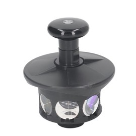 360° Prism for Trimble Survey Auto Tracking Accurate Measurement Wear Resistant 360 Degree Total Station Prism for Tunnels Mines Highways Railways K9 Glass and ABS